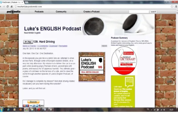 Figure 2.8  An EFL Podcast. 