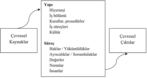 Şekil 2.1.3.1.1. Davranışsal Yaklaşıma Göre Örgüt 