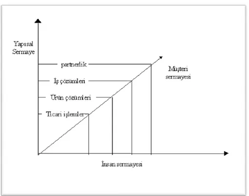 Şekil 1.6 Müşteri Sermayesi Grafiği  Kaynak: Arıkboğa, 2003: 103. 