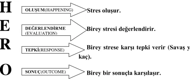 Şekil 2.7 Bireyin Stres Karşısındaki Tepkisi  Kaynak: Rowshan, 2003: 21 