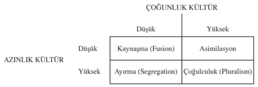 ġekil 1.5. Azınlık-Çoğunluk ĠliĢki Modeli 