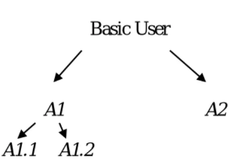 Figure 1.1: The illustration of the A1 level sub-division 