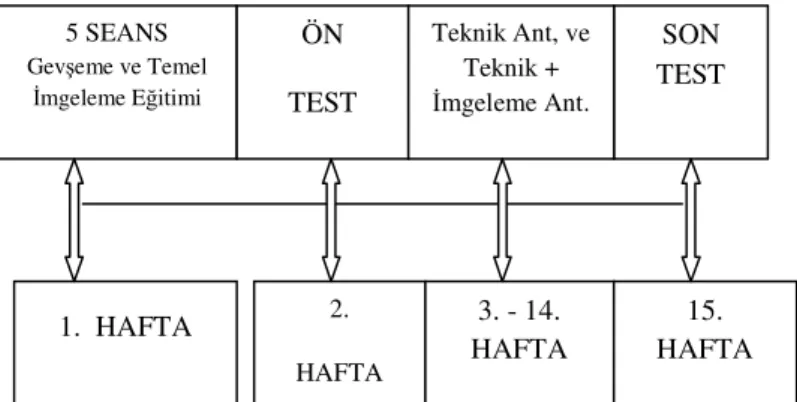Şekil 3.1. İmgeleme çalışması programı 