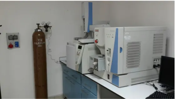 Şekil 4.1. Çalışmada kullanılan GC-MS/MS cihazı 