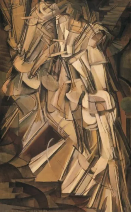 Figure 3. Marcel Duchamp, Nude Descending a Staircase, No. 2, 1912