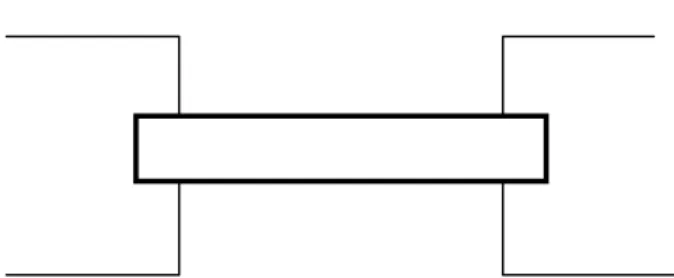 Figure 2.  Graphical representation of Heidegger's 'Bridge' as an entity creating           'locations'