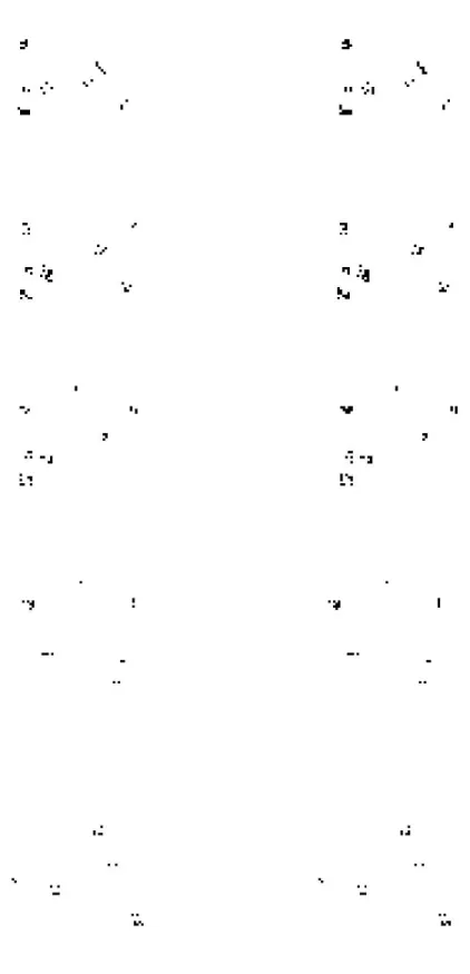 Figure 32 Frames 76, 77, 78, 79, 83 of output video. Five projections whose ray directions are shown  in Figure 28 are used in this reconstruction