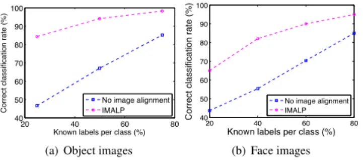 Fig. 2. Semi-supervised classification with prior image alignment