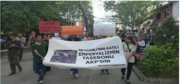 Figure 18: “AKP is the murderer of Reyhanlı and the proxy of imperialism” 