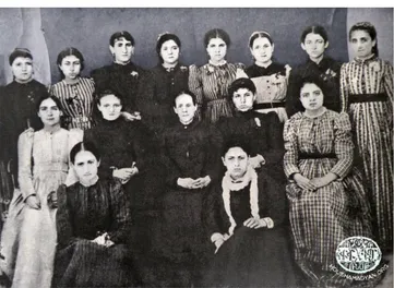 Figure 2. Graduates and teachers,  Euphrates College, Harpoot, 1897. 