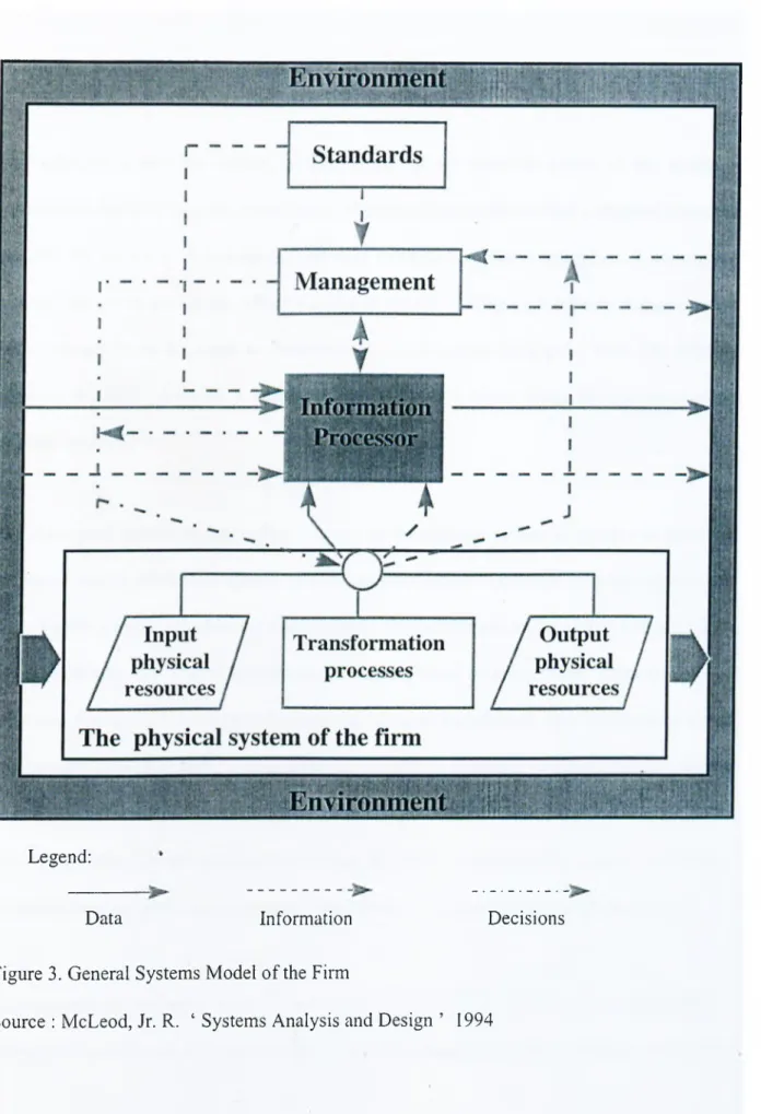 Figure 3.  General Systems Model of the Firm