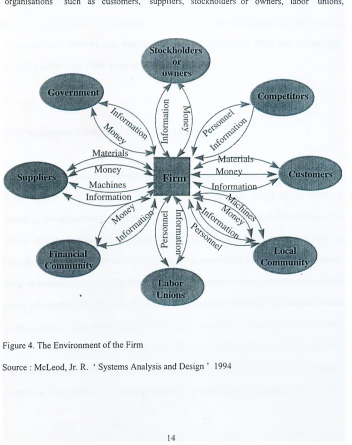 Figure 4. The Environment of the Firm