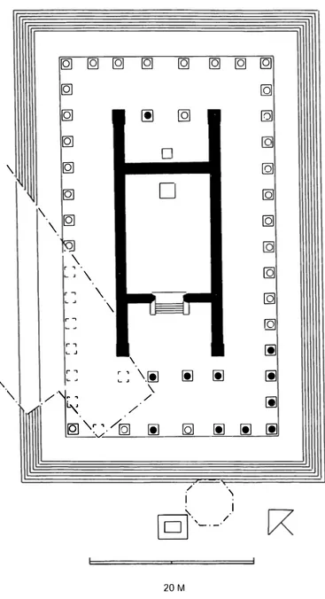 Figure  1.4  The  'Temple  of  Augustus':  re-drawn from  Krencker and Schede  1936. 