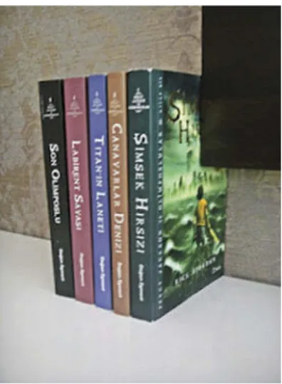Figure 2. Labeling of series on bindings and front covers in the Turkish versions.