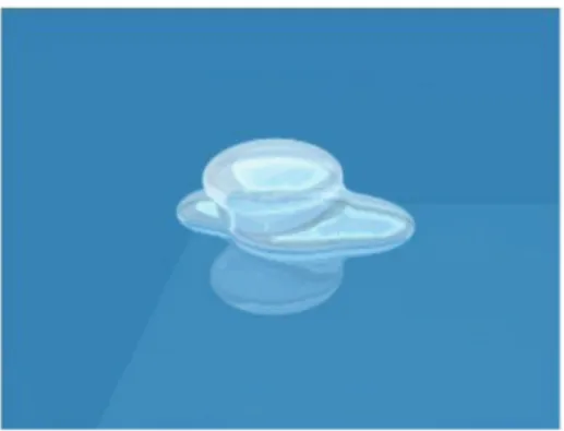 Fig. 2. Merging bubbles on the floor 