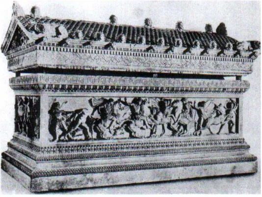 Fig. 21. “Alexander Sarcophagus”, from the royal necropolis of Sidon. c. 320-10  BC. 
