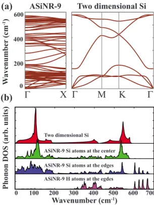 Figure 1共a兲 presents the atomic structure of a sample bare armchair Si nanoribbon after structural relaxation