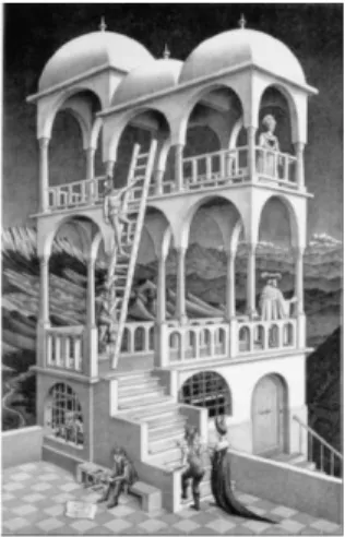 Figure 4. Belvedere by M.C. Escher  Connecting the disciplines 