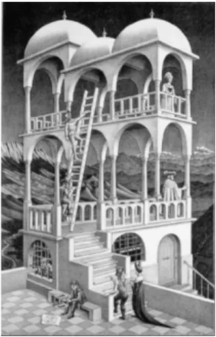 Figure 4. Belvedere by M.C. Escher  Connecting the disciplines 