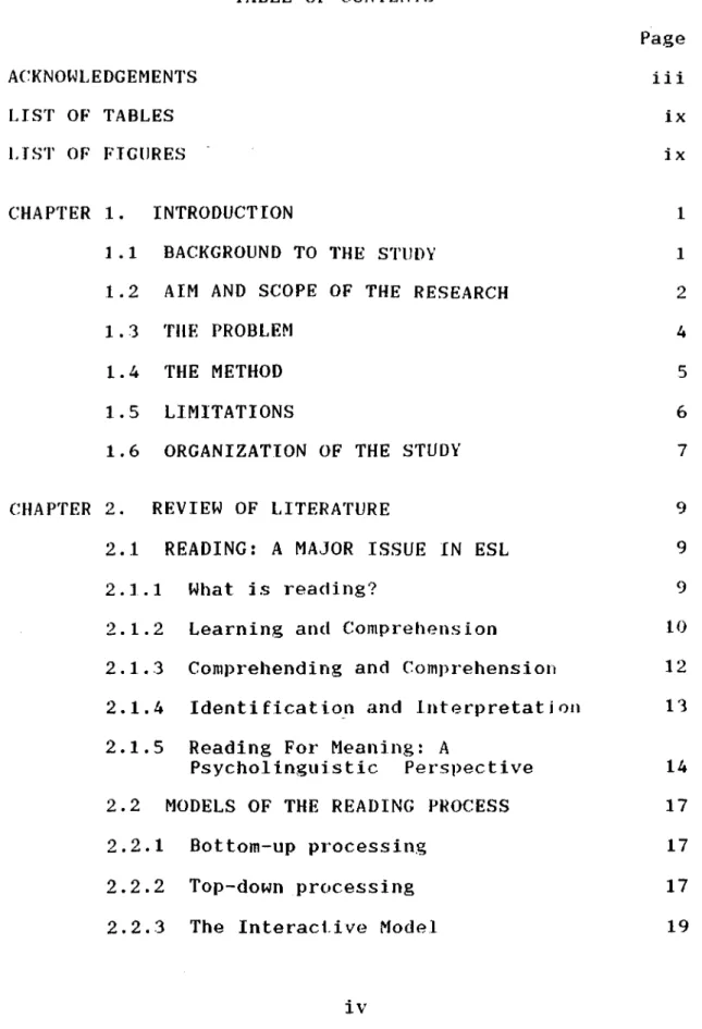 TABLE  OF  CONTENTS
