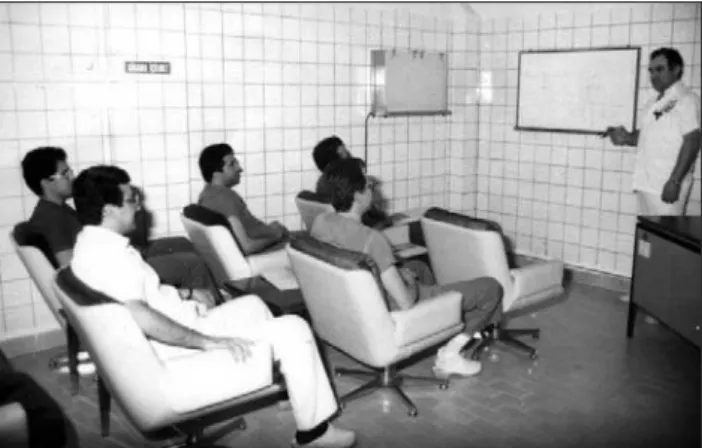 Figure 2: The classroom of the laboratory for the seminars on microsurgery.