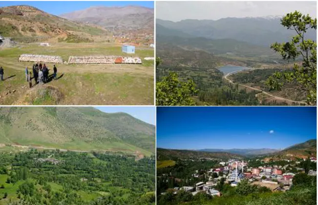 Figure 2. Some photos from study area of Hizan district of Bitlis province. 