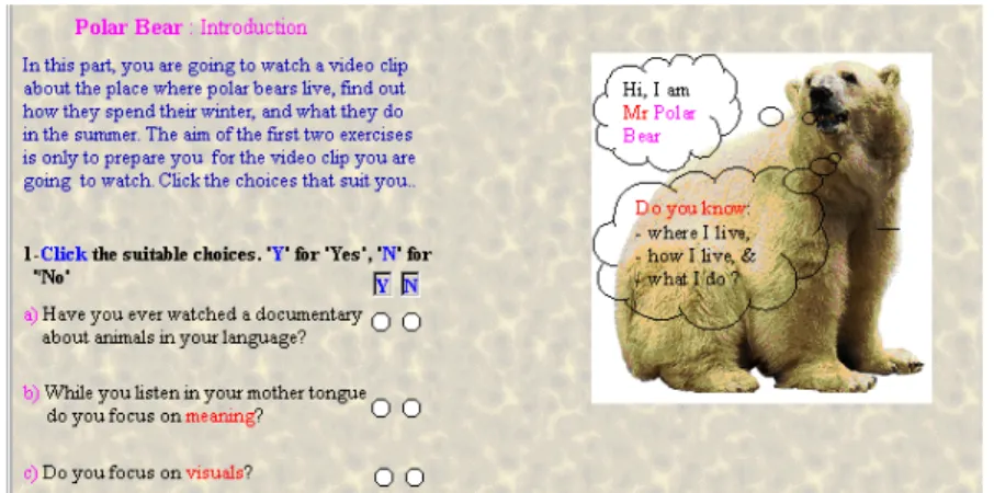 Figure 4: A sample task that is provided with conditional and customised feedback. 