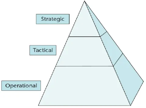 Fig . ure 2.1 Levels of deci . sion1making framework 