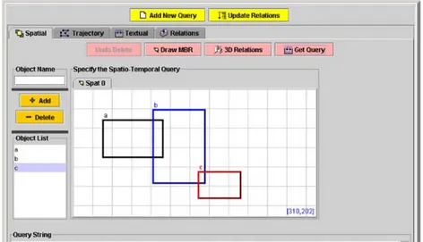 Figure 4. Spatial query specification window.