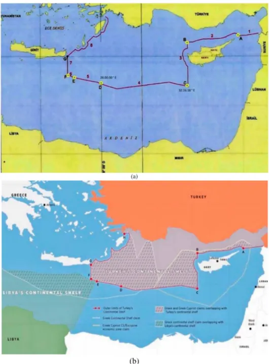 Figure 9. Turkey ’s exclusive economic zone agreement with Libya and overlapping continental shelf/exclusive economic zone claims
