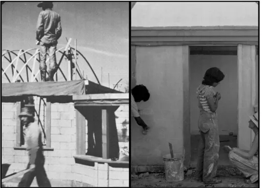 Figure  2.18:  Future  users  are  participating  to  the  construction  process  in  Mexicali