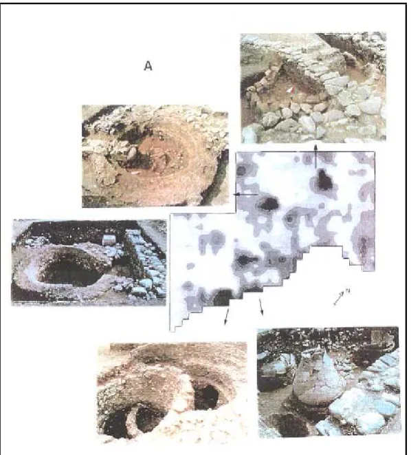 Figure 1.5: The geographical survey map of the excavation field, Demirci, Zone A. 