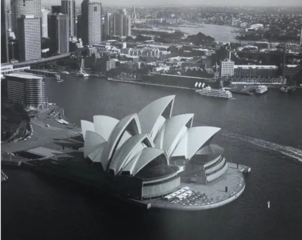 Figure 2.5: Sydney Opera House, Jørn utzon  (Drew, 1995: 117)