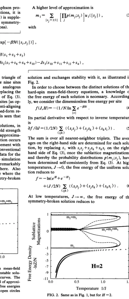 FIG. 2. Same as in Fig. 1, but for H = 2.