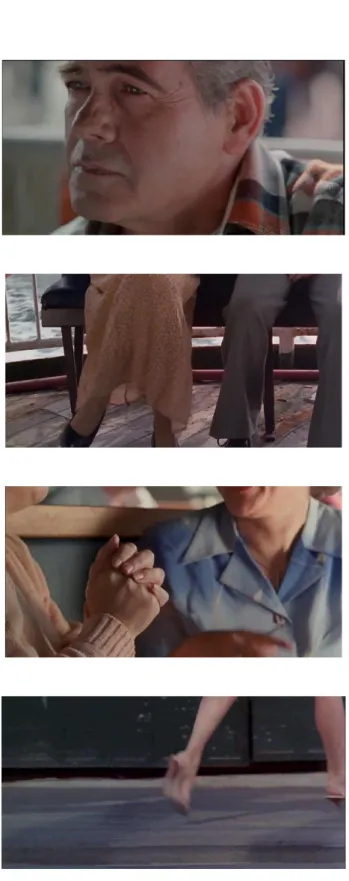 Figure 2.1 Erdem juxtaposes different body parts in the same montage sequence  (Erdem, 2004)