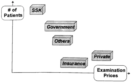 Figure 2 - Volumes and prices for different patient channels