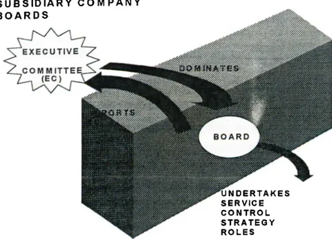 Figure 8.  The Board Practices within the  Subsidiary Companies.