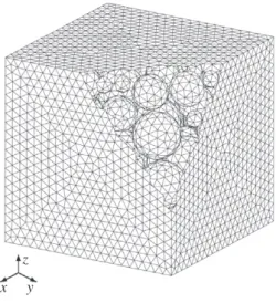 Fig. 20. Finite element mesh of mesoscale (coarse mesh).