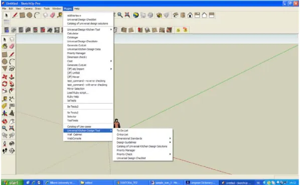 Figure 2.10. Developed CAUD plug-in tool on ‘Plug-ins’ menu. 