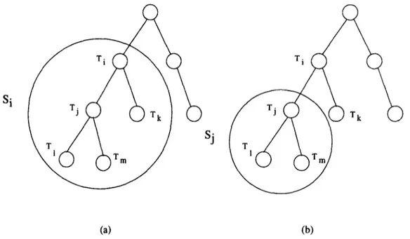 Fig.  13:  (a)  Control  Sphere  of  Ti,  (b)  Control  Sphere  of  Tj. 