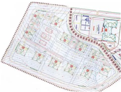 Figure 16: The site plan of the Temelli Blocks 