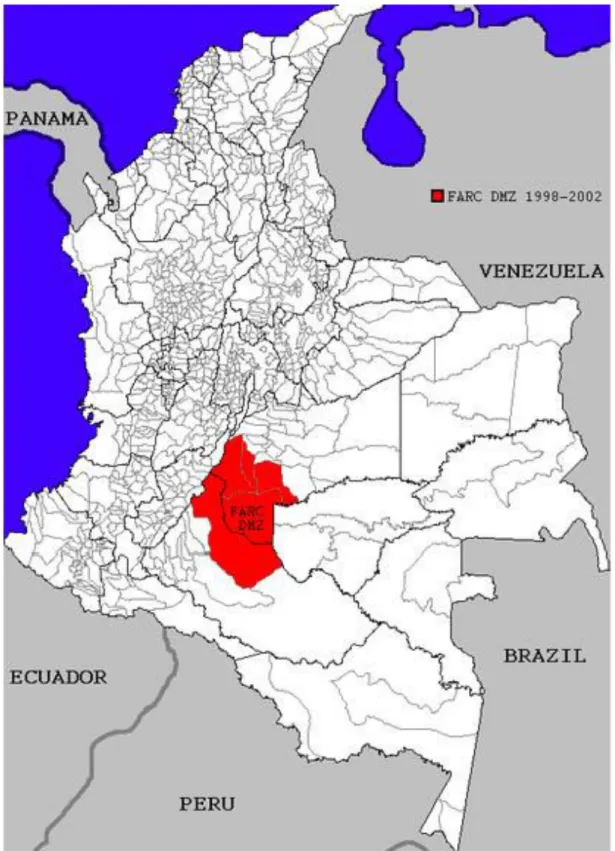 Figure 2. FARC Demilitarized Zone 