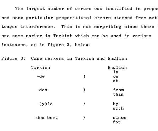 Figure  3:  Case  markers  in  Turkish  and  English