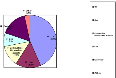 Table 2 1: Oil and Gas Production and Consumption Amounts of Major  Industrialized Countries  Growing Demand  (Dependency) of  Major  Industrialized  Countries  Total Domestic  Oil Production* (Thousand Barrels per day)  Oil  Consumption  Total  Domestic G