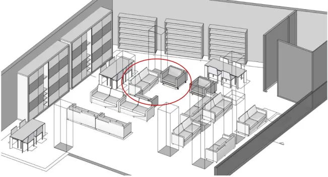Figure 7: Axonometric Drawing of the Store