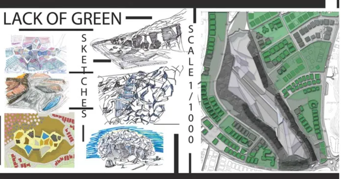 Figure 8: Phenomenological void: ‘Lack of Green’, third year project (Ece Demircioğlu).