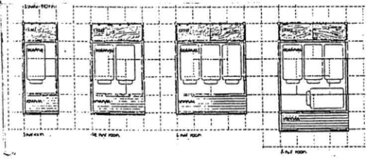 Fig.  10 Generally used floor plans for i-ma (Engel,  1964:  245)