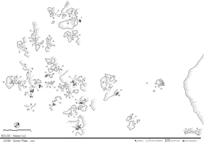 Figure 3. Plan of remains at the Kepez cargo-site. (Soner Pilge)