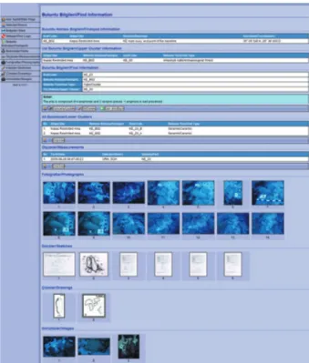 Figure 5. Data-sheet example of ceramic investigation form.