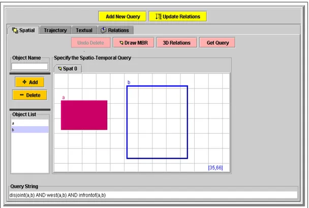 Figure 5.1: Spatial Query Specification Window
